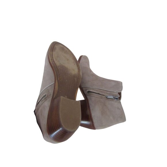 Sam Edelman Beige Suede Leather Petty Chelsea Boots Size 7 1/2M - Picture 6 of 6